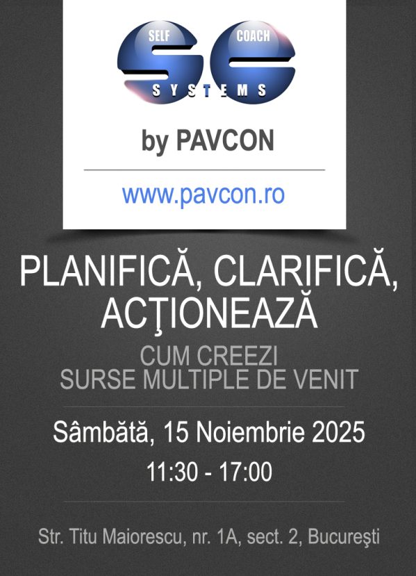 Planifică, Clarifică, Acţionează - workshop